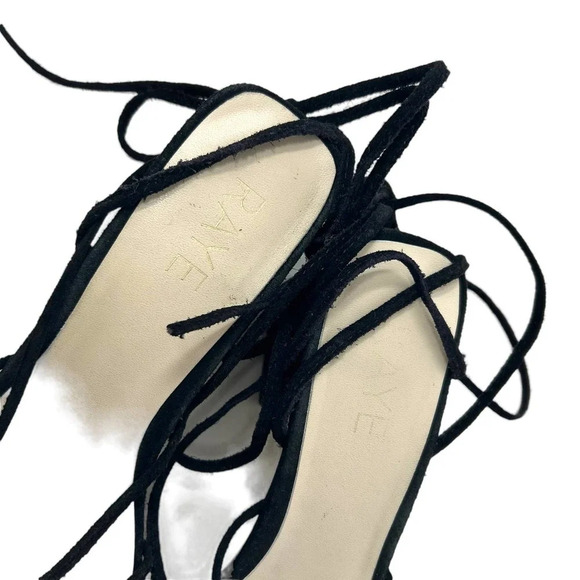 RAYE Sybil Lace-Up Sandal in Black‎ Suede Size 8.5 - Picture 5 of 6